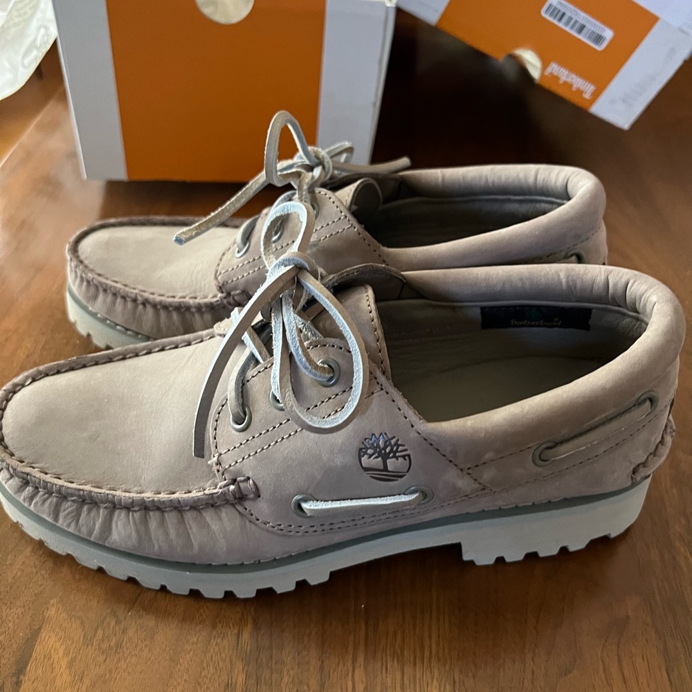 Timberland Men's Taupe Boat Shoes